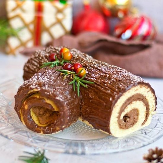 Yule Log Cake Recipe