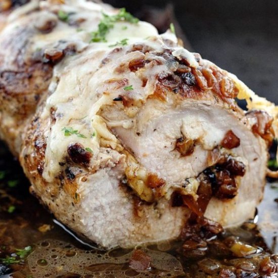 pork loin with French onion