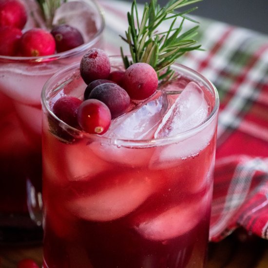 Festive Bourbon Cranberry Cocktails