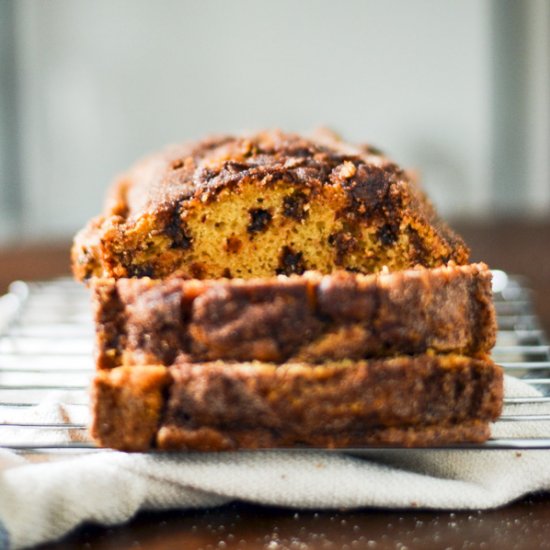 CINNAMON CHOCOLATE CHIP BREAD