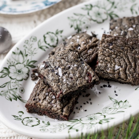 Black Sesame Blondies