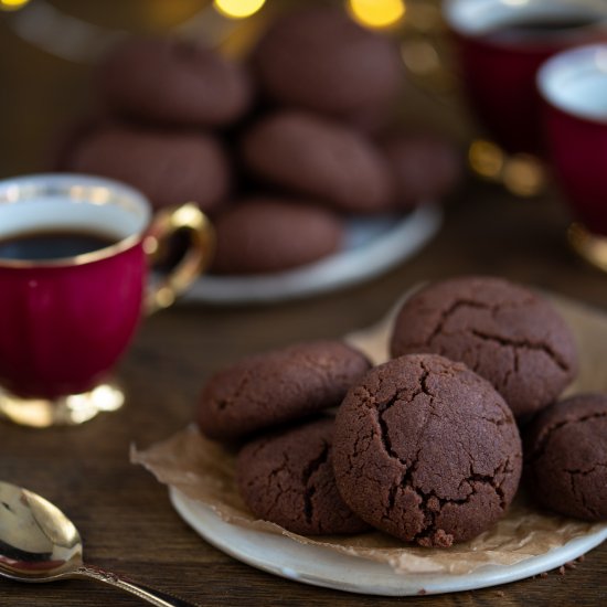 Chocolate butter cookies