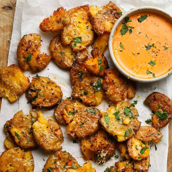 Crispy Smashed Potatoes