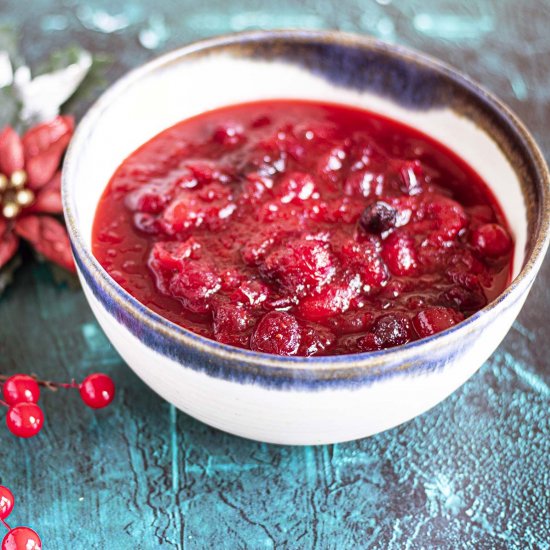 Cranberry sauce