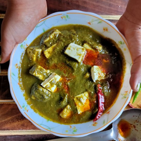 Healthy Palak Paneer