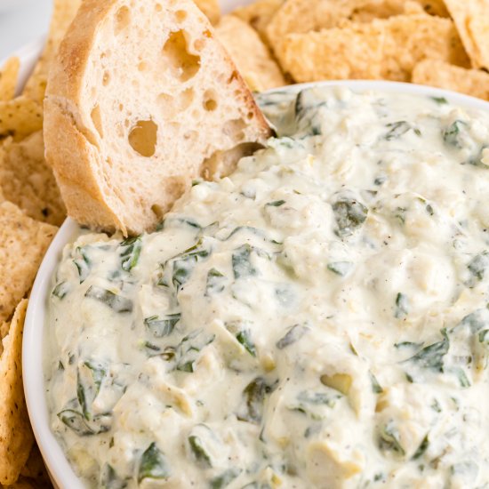 Crock Pot Spinach Artichoke Dip