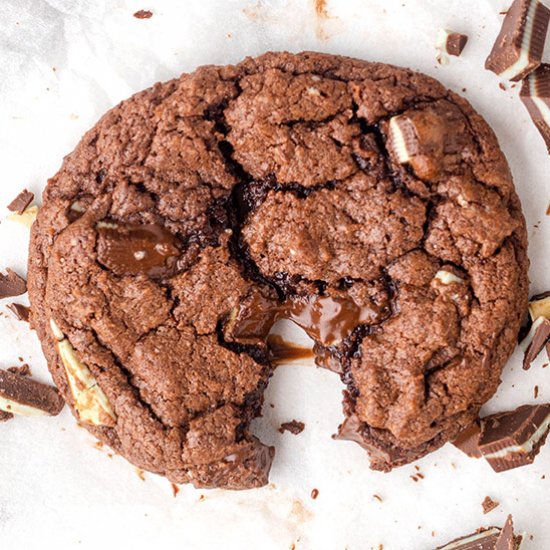 Andes Mint Cake Mix Cookies