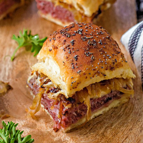 roast beef sliders