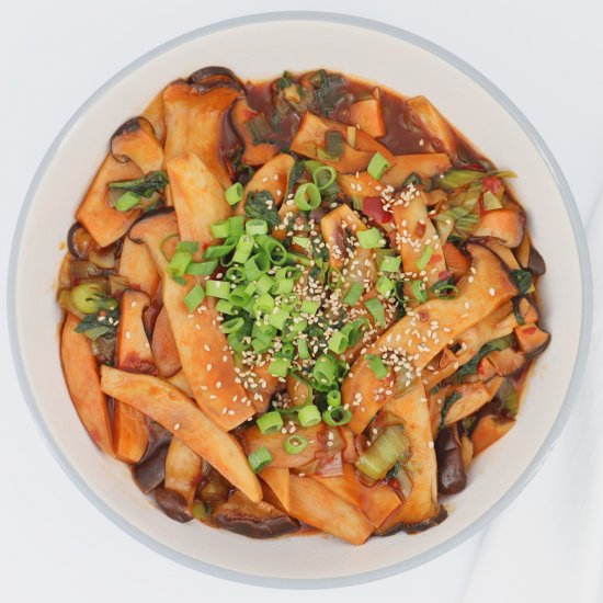 Sichuan Style King Oyster Mushrooms