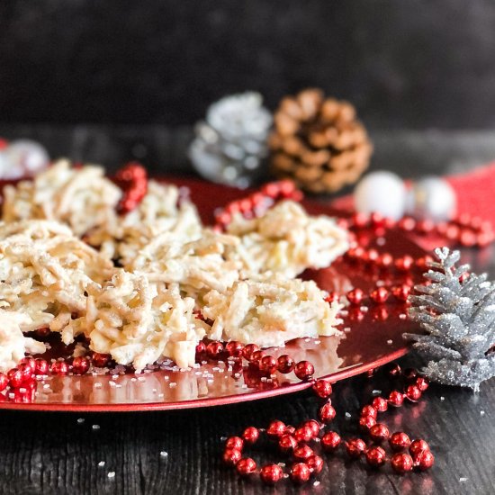 White Chocolate Haystack Cookies