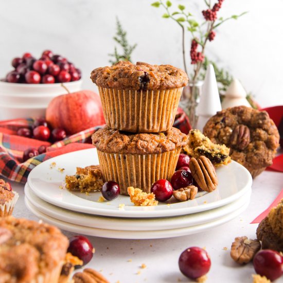 Cranberry Apple Muffins