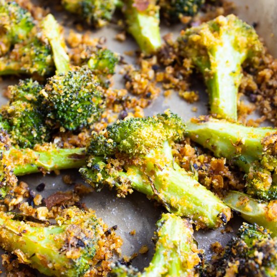 Crispy Herb-Roasted Broccoli