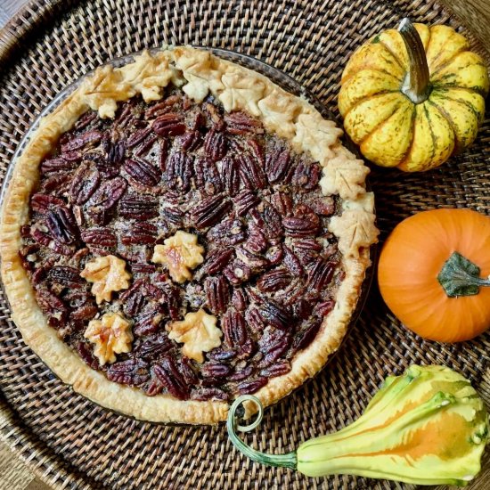 Maple Bourbon Pecan Pie