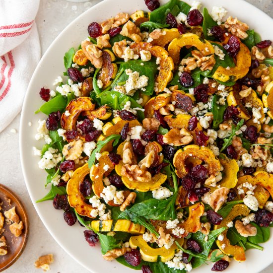 Roasted Delicata Squash Salad