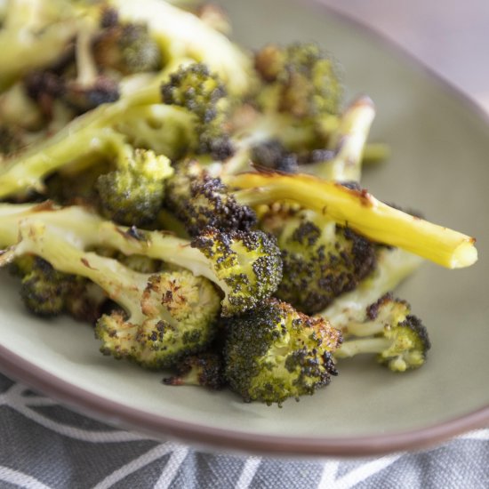 Oven roasted broccoli