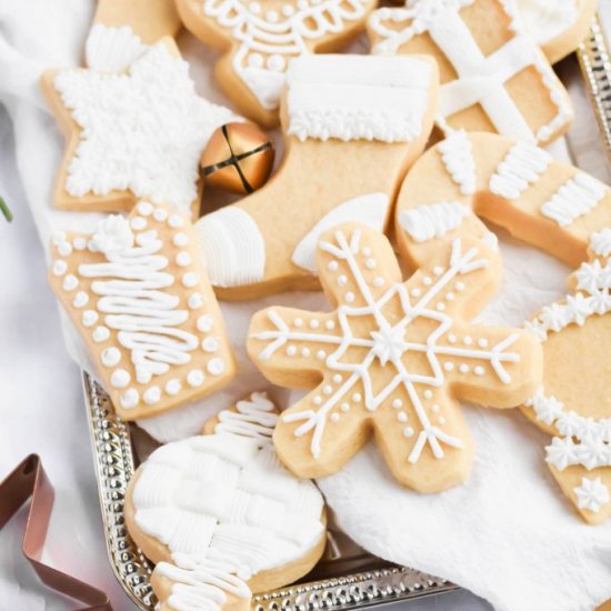 Iced Shortbread Cookies