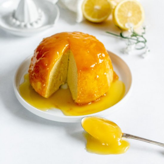 Steamed Lemon Sponge Pudding