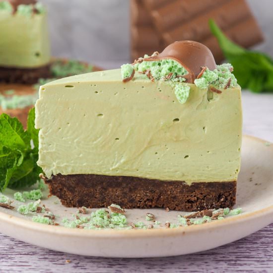 Aero mint cheescake