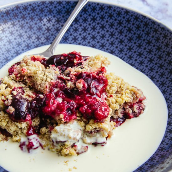 Damson Crumble