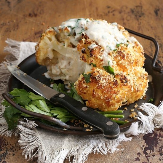 Whole Roasted Cauliflower