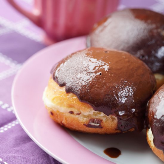 Boston Cream Donuts (Dairy-Free)