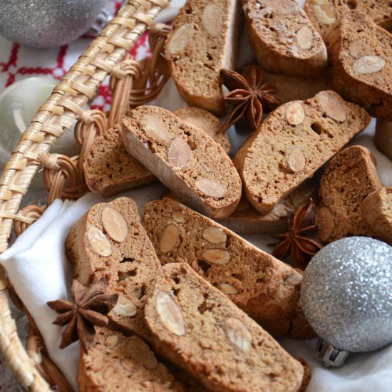 Italian biscotti with spices