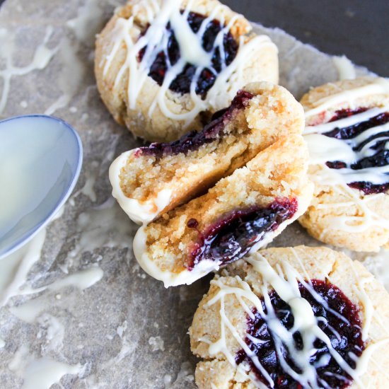 Vegan & GF Thumbprint Cookies