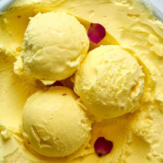 Persian Saffron Rose Ice Cream