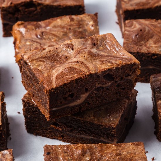 Rich Nutella Cheesecake Brownies