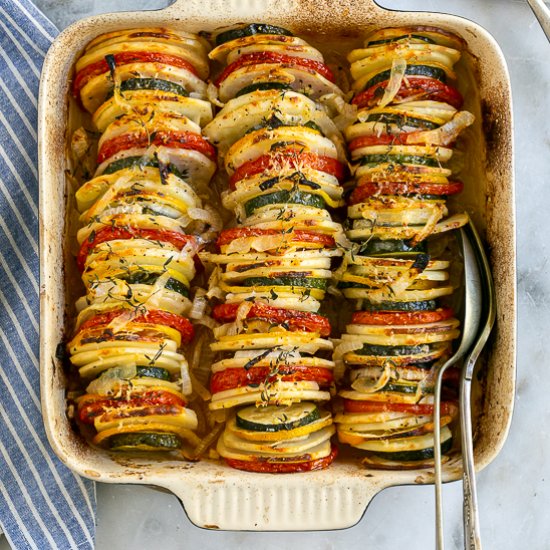 Oven Baked Vegetable Gratin