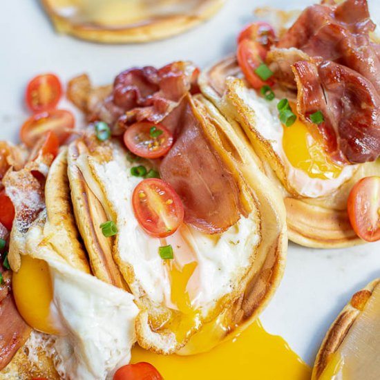 Breakfast Pancake Tacos