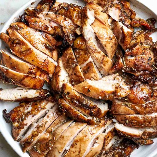 Balsamic Herb Chicken Thighs