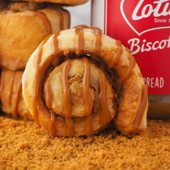 Biscoff Cinnamon Rolls