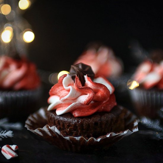 Chocolate Peppermint Cupcakes