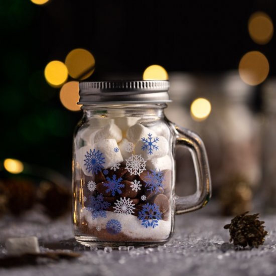 Mason Jar Hot Chocolate