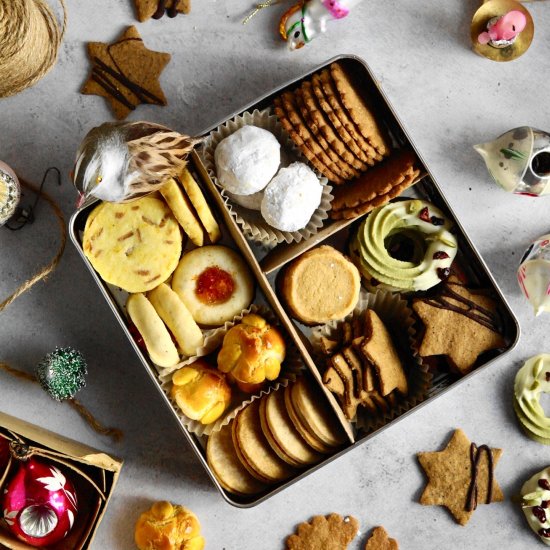 holiday cookie box