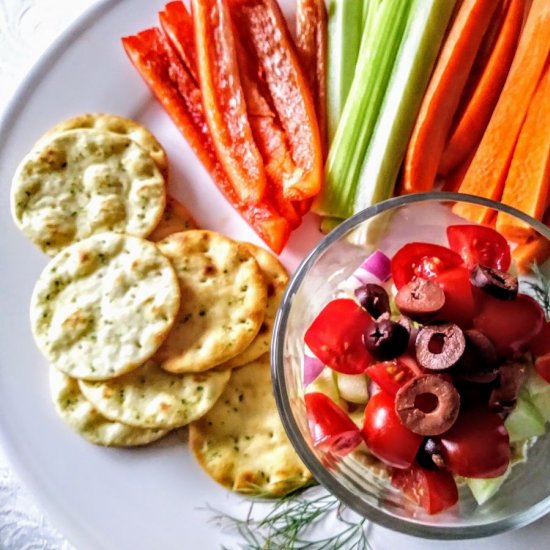 Vegan Hummus Layered Dip