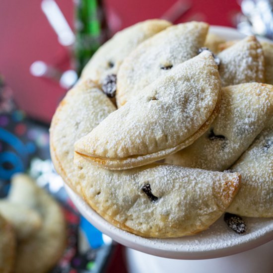 Rum Raisin Orange Filled Cookies