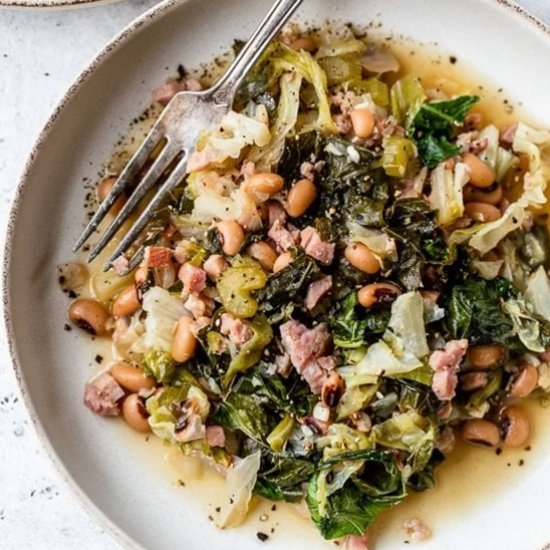 Black-Eyed Peas with Leftover Ham