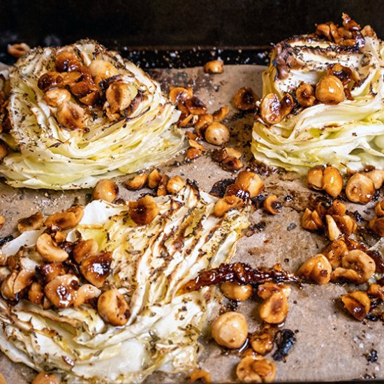 CABBAGE W BUTTER ROASTED HAZELNUTS