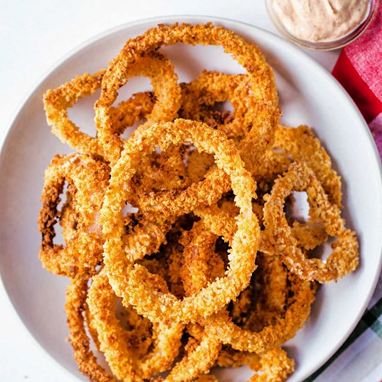 air fried onion rings