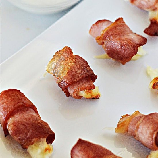 BACON WRAPPED MOZZARELLA STICKS