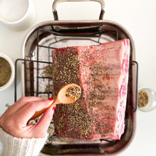 Pepper Crusted Roast Beef