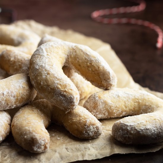 Vanilla Crescent Cookies