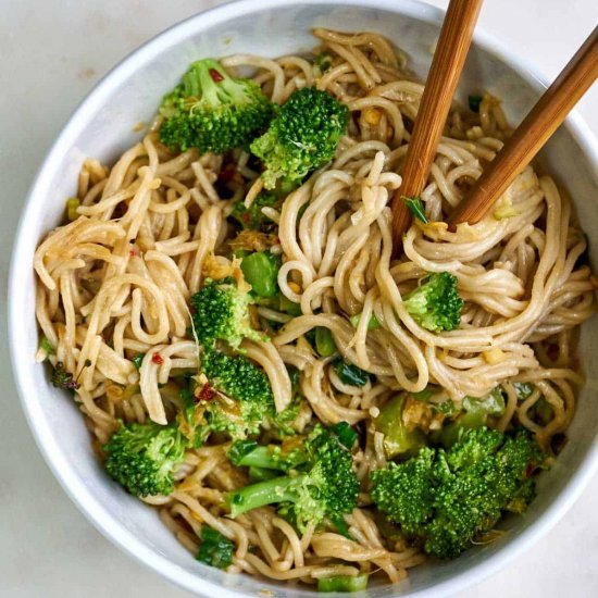 Ginger Scallion Noodles