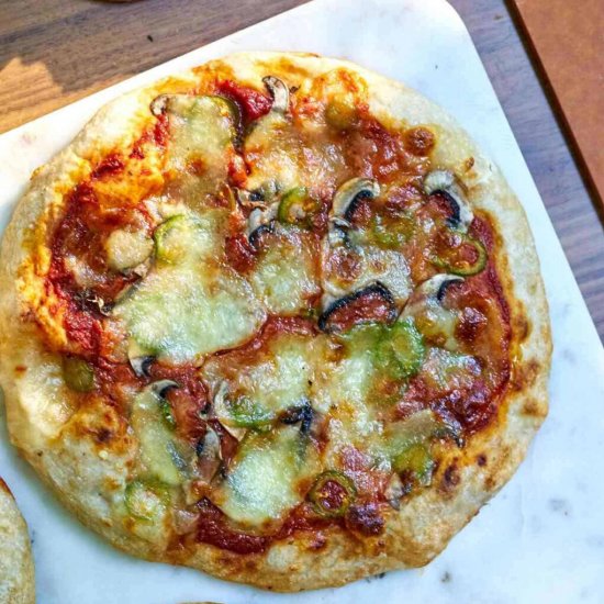 Mushroom Jalapeno Pizza