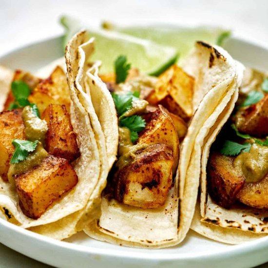 Vegan Potato Tacos