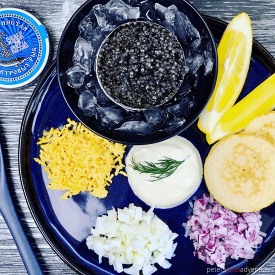 How to eat Caviar