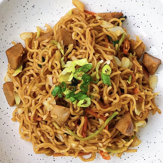 Indonesian Mie Goreng Fried Noodles