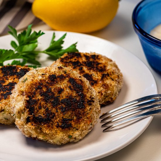 Easy Vegan Seafood Cakes